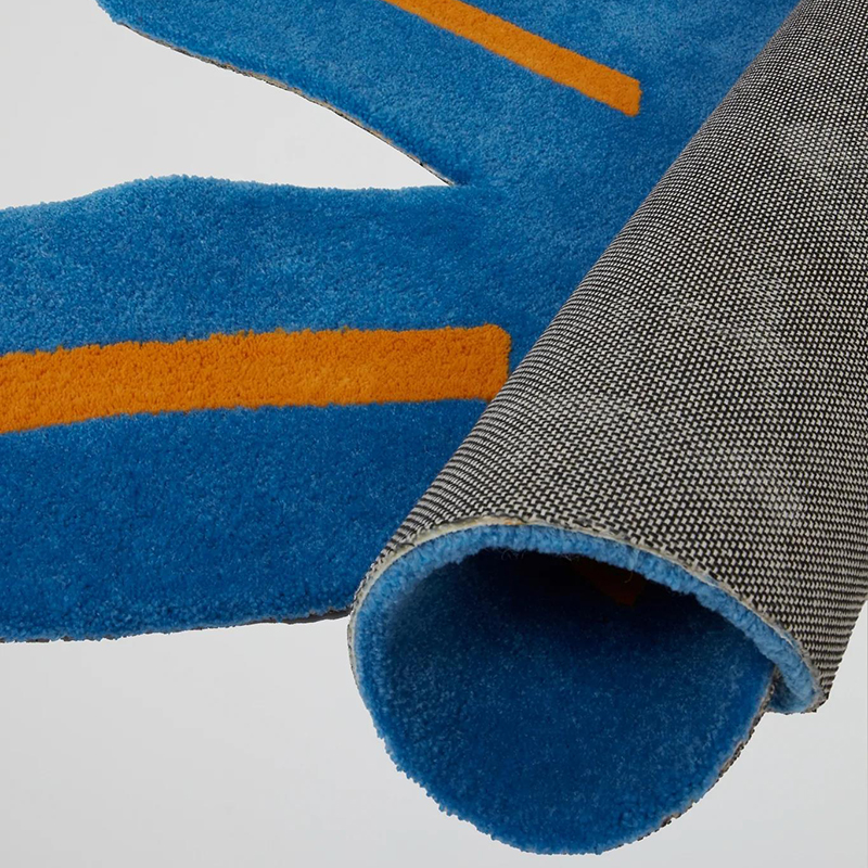 Home Furnishings Art Carpet Cactus Jack McDonalds Arches Blue Area Rug Hypebeast Collection Parlor Bedroom Playroom Handtufted Trending Floor Mat Supp