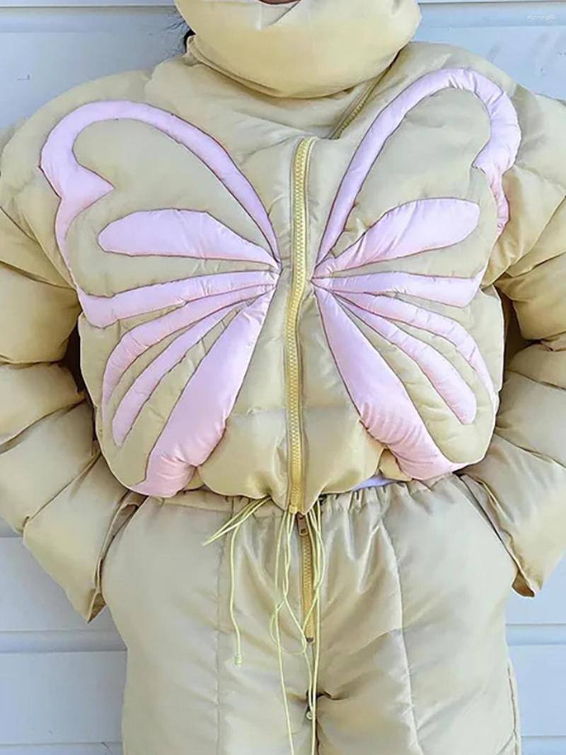 Women's Down Butterfly Graphic Jacket Fashion Women's Autumn And Winter Stand Collar Zipper Outwear Chic Design Cotton Female Coat, Black
Women's Down Butterfly Graphic Jacket Fashion Women's Autumn And Winter Stand Collar Zipper Outwear Chic Design Cotton Female Coat, Black