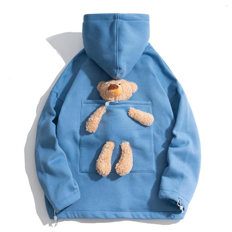 Men's Hoodies Creative Bear Harajuku Hoodie Sweatshirt Hip Hop Streetwear Mens Autumn Winter Loose Cotton Pullover Men Fleece, Blue
Men's Hoodies Creative Bear Harajuku Hoodie Sweatshirt Hip Hop Streetwear Mens Autumn Winter Loose Cotton Pullover Men Fleece, Blue