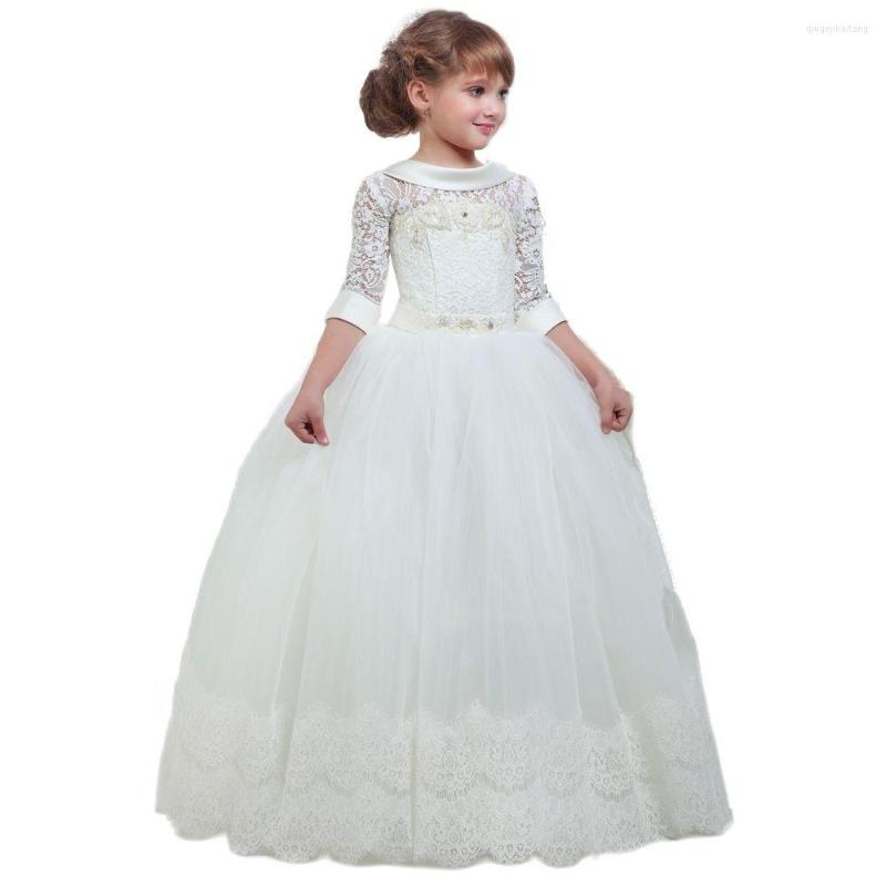 Girl Dresses Flower Gown Baby For Birthday Beaded Puffy Little Girls Pageant Dress Toddler First Communion Gowns, Ivory
Girl Dresses Flower Gown Baby For Birthday Beaded Puffy Little Girls Pageant Dress Toddler First Communion Gowns, Ivory