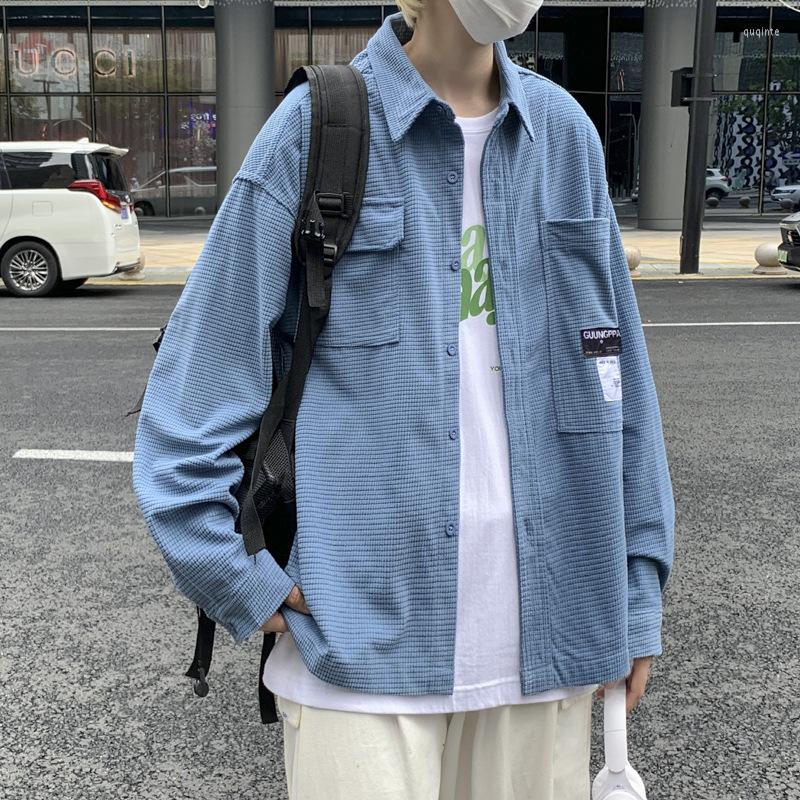 Men's Casual Shirts ZCSMLL Long-sleeved Shirt Men's Spring Autumn Korean Loose Trend Ins Wild Solid Color Label Plaid Cardigan, Black
Men's Casual Shirts ZCSMLL Long-sleeved Shirt Men's Spring Autumn Korean Loose Trend Ins Wild Solid Color Label Plaid Cardigan, Black