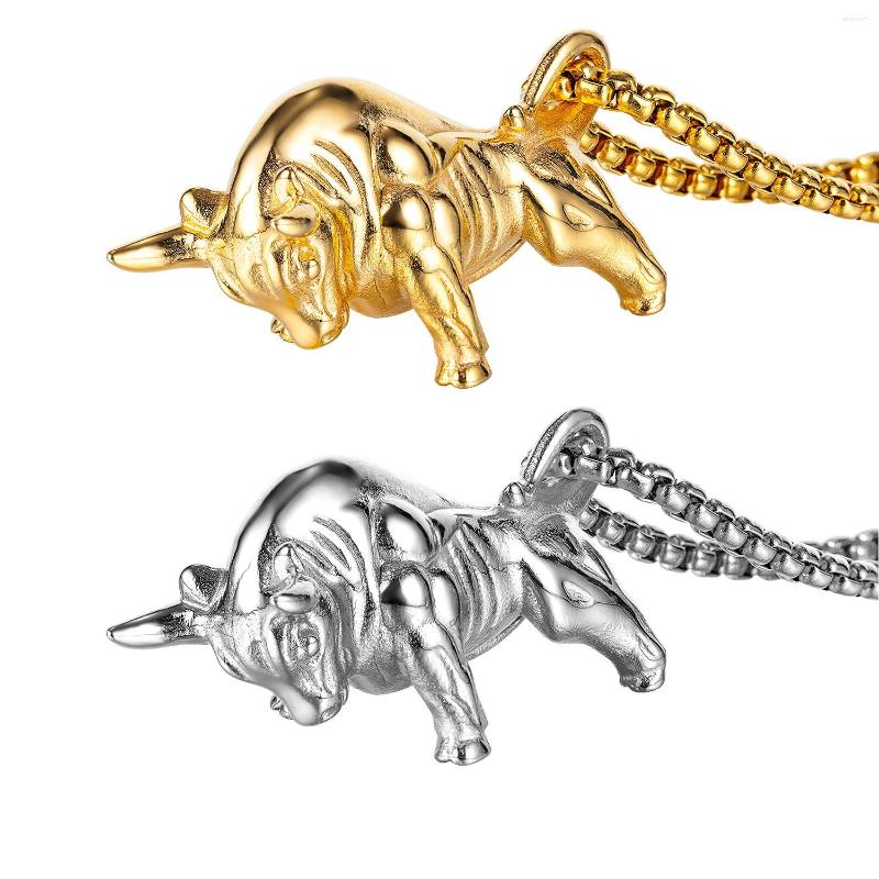 Pendant Necklaces Vintage Stainless Steel Gold Color Bull Chain Necklace For Men Cattle Animal Male Jewelry Gift
Pendant Necklaces Vintage Stainless Steel Gold Color Bull Chain Necklace For Men Cattle Animal Male Jewelry Gift