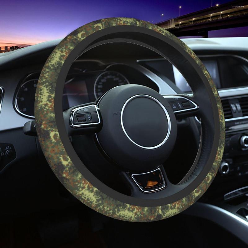Steering Wheel Covers Flecktarn Camo Auto Car Cover Men Military Army Camouflage Universal 15 Inch Protector For Truck
Steering Wheel Covers Flecktarn Camo Auto Car Cover Men Military Army Camouflage Universal 15 Inch Protector For Truck