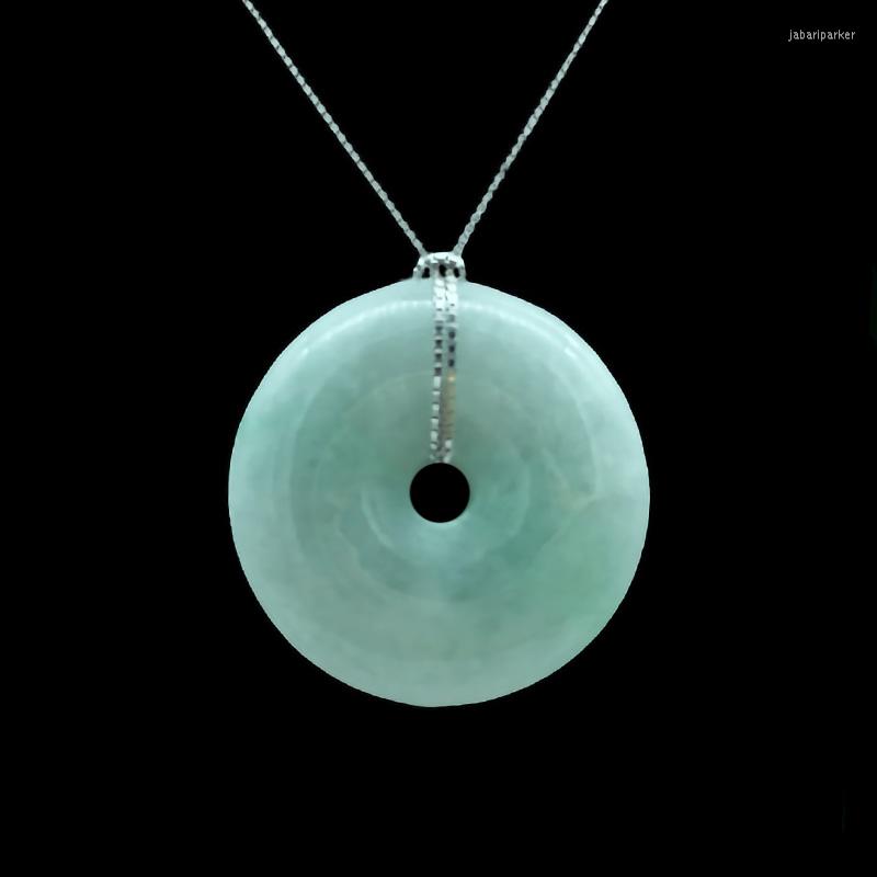 Pendant Necklaces Wholesale Beautiful Natural Jade A Light Green Peace Buckle Tibetan Silver Necklace Around 20-25MM 5PCS
Pendant Necklaces Wholesale Beautiful Natural Jade A Light Green Peace Buckle Tibetan Silver Necklace Around 20-25MM 5PCS