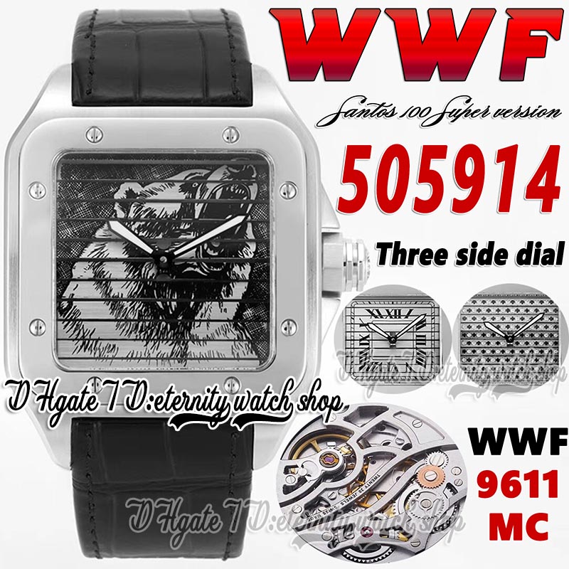 WWF wwf505914 A9611MC Automatic Mens Watch Stainless Steel Case Bear Pattern Three In One Flip Dial Roman Markers Leather strap 2022 Super Edition eternity Watches, Watch waterproof production cost
WWF wwf505914 A9611MC Automatic Mens Watch Stainless Steel Case Bear Pattern Three In One Flip Dial Roman Markers Leather strap 2022 Super Edition eternity Watches, Watch waterproof production cost