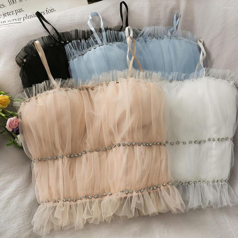Women's Tanks 2022 Spring Summer Fashionable Sweet Handmade Rhinestone Sexy Tube Top Mesh Camisole Korean Tank, Black
Women's Tanks 2022 Spring Summer Fashionable Sweet Handmade Rhinestone Sexy Tube Top Mesh Camisole Korean Tank, Black