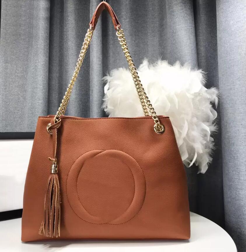 5A Genuine Leather Quality Women Handbag Tote Bag Tassel G Relief Letter Solid Color Shoulder Bag Double Gold Chain Large Capacity Pocket, Black
5A Genuine Leather Quality Women Handbag Tote Bag Tassel G Relief Letter Solid Color Shoulder Bag Double Gold Chain Large Capacity Pocket, Black