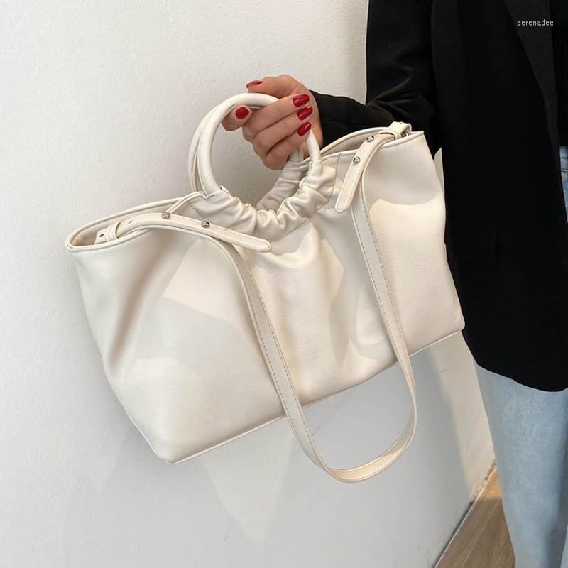 Evening Bags Round Handle Design White High Capacity PU Leather Shoulder Crossbody For Women 2022 Simple Travel Handbags, Black
Evening Bags Round Handle Design White High Capacity PU Leather Shoulder Crossbody For Women 2022 Simple Travel Handbags, Black