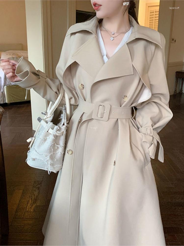 Women's Trench Coats Women's High-end Khaki Coat Spring Autumn Ladies Cloak Wear A Belt Korean Fashion Female Windbreakers, Dark khaki
Women's Trench Coats Women's High-end Khaki Coat Spring Autumn Ladies Cloak Wear A Belt Korean Fashion Female Windbreakers, Dark khaki
