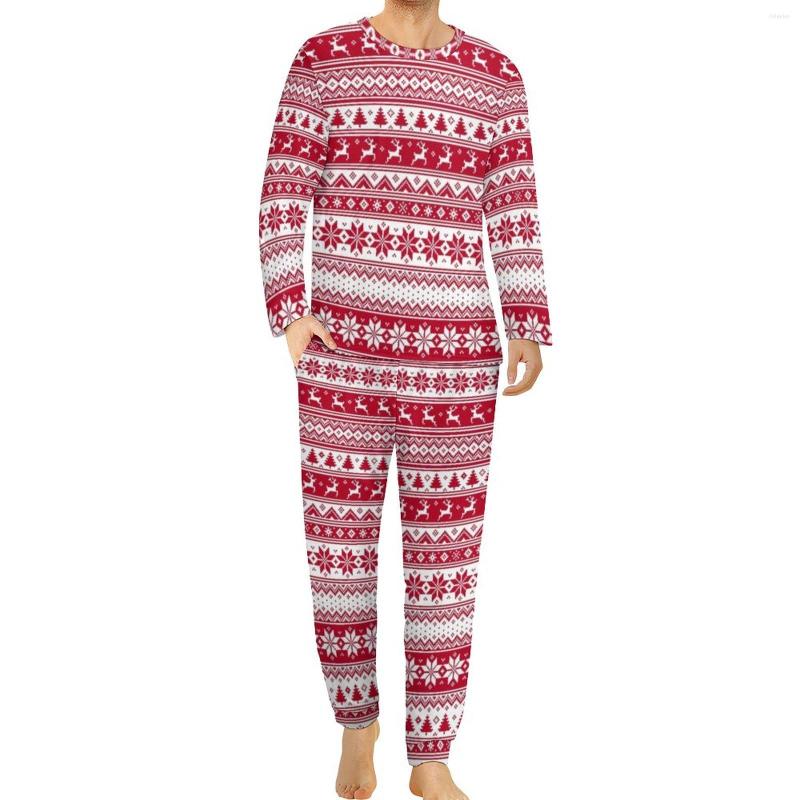 Men' Sleepwear Nordic Christmas Pajamas Daily Two Piece Vintage Print Kawaii Pajama Sets Male Long-Sleeve Casual Graphic Nightwear 3XL 4XL, Style-8
Men' Sleepwear Nordic Christmas Pajamas Daily Two Piece Vintage Print Kawaii Pajama Sets Male Long-Sleeve Casual Graphic Nightwear 3XL 4XL, Style-8