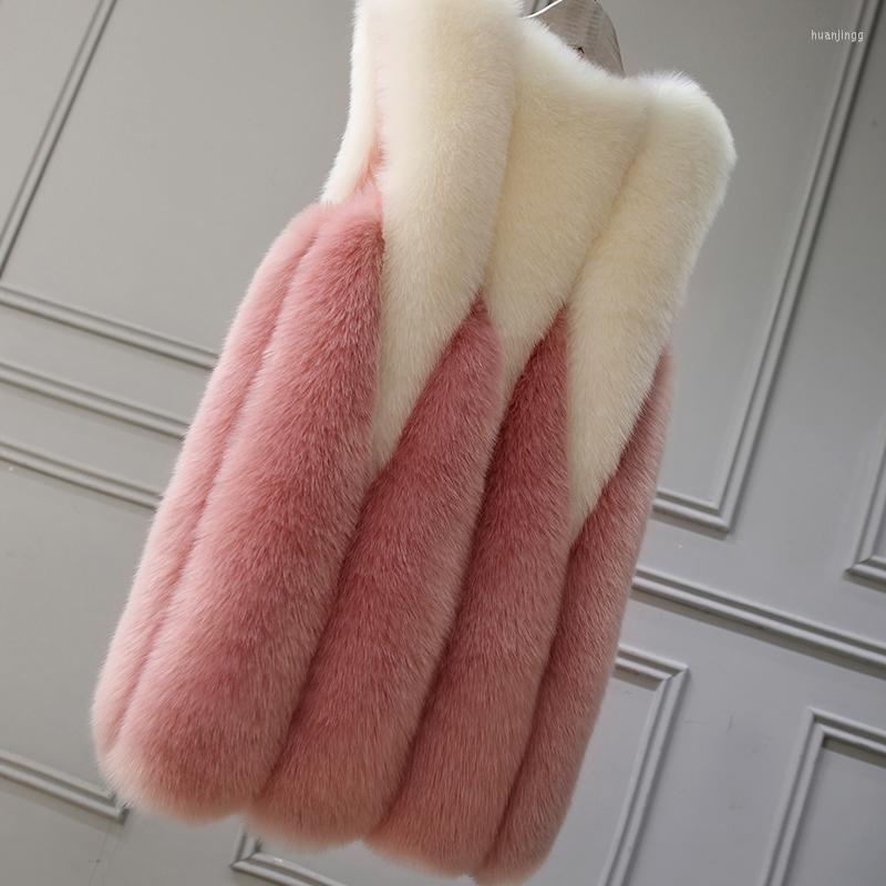Women' Vests Vest Long Faux Women Fur Coat Female Fall Winter Jacket For Waistcoat White Korean Abrigo Mujer KJ969, Black
Women' Vests Vest Long Faux Women Fur Coat Female Fall Winter Jacket For Waistcoat White Korean Abrigo Mujer KJ969, Black