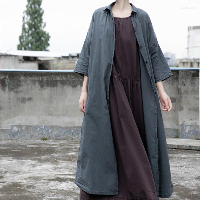 Women's Trench Coats Windbreaker Female Long Korean Spring Autumn Coat 2022 Women Shirt Tops Solid Linen Womens Plus Size Overcoat, Dark gray
Women's Trench Coats Windbreaker Female Long Korean Spring Autumn Coat 2022 Women Shirt Tops Solid Linen Womens Plus Size Overcoat, Dark gray