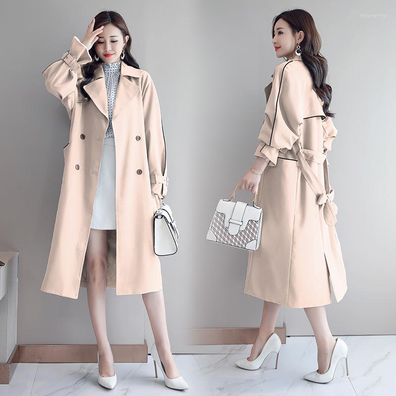 Women' Trench Coats Autumn Elegant Windbreaker Dress Women Long Sleeve Bow Double Breasted Loose Ruffle Coat Casual 066, Black
Women' Trench Coats Autumn Elegant Windbreaker Dress Women Long Sleeve Bow Double Breasted Loose Ruffle Coat Casual 066, Black