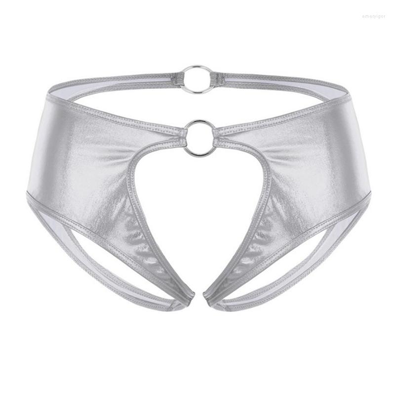 Men's G Strings Sexy Lingerie Ropa Mujer Underwear Women Lenceria Panties Tanga Thong Patent Leather Solid Color Bright Metal Ring Open File, Black
Men's G Strings Sexy Lingerie Ropa Mujer Underwear Women Lenceria Panties Tanga Thong Patent Leather Solid Color Bright Metal Ring Open File, Black