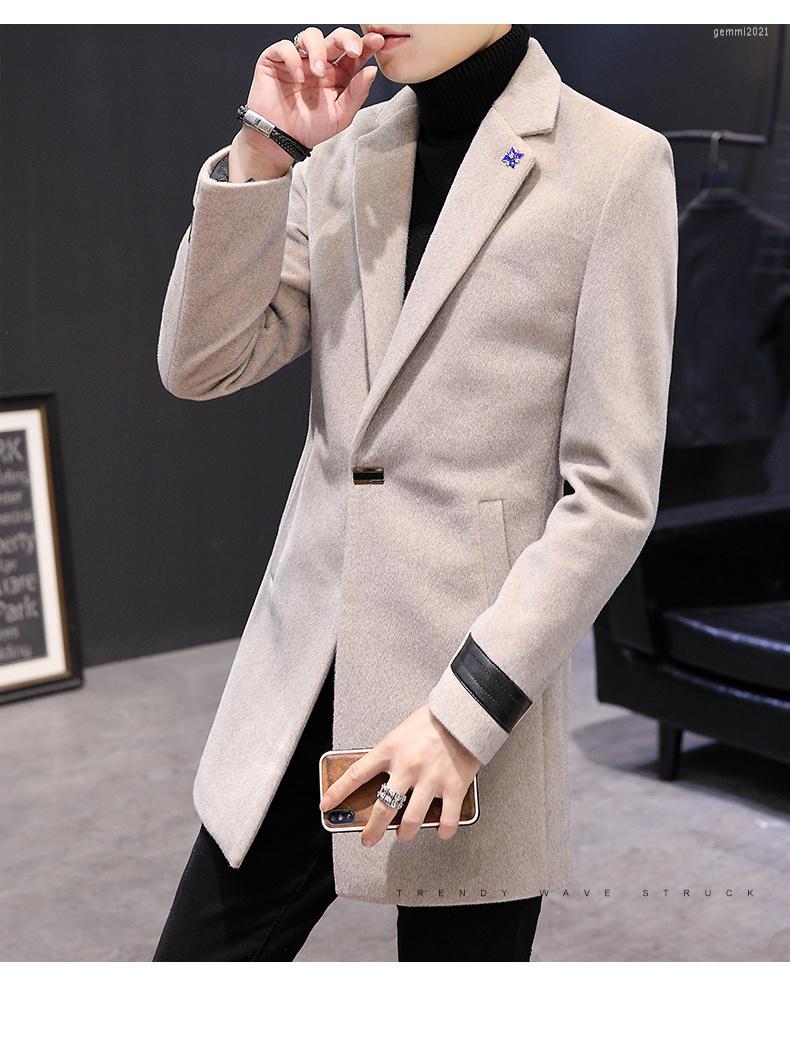 Men's Jackets British Style Thick Warm Men Clothing 2022 Fashion Casual Coats Windbreaker Autumn Winter For Mens Long Slim Woolen Coat
Men's Jackets British Style Thick Warm Men Clothing 2022 Fashion Casual Coats Windbreaker Autumn Winter For Mens Long Slim Woolen Coat
