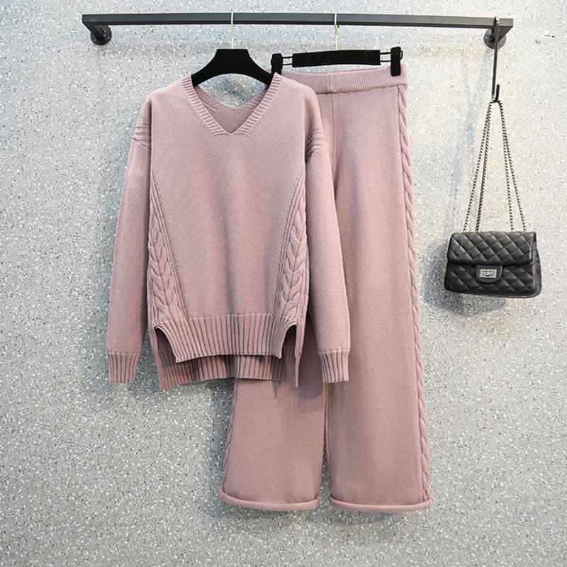 Women's Two Piece Pants Knit Sport Suits Women Pieces Sets Sweater Female Solid V-Neck Pullover Ladies Casual Knitted Outwear, Picture color
Women's Two Piece Pants Knit Sport Suits Women Pieces Sets Sweater Female Solid V-Neck Pullover Ladies Casual Knitted Outwear, Picture color