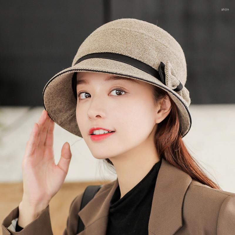 Berets 2022 Fashion Autumn Winter Bucket Hats Women Bow Panama Hat Warm Sun Fishing Fisherman Cap For Female, Khaki
Berets 2022 Fashion Autumn Winter Bucket Hats Women Bow Panama Hat Warm Sun Fishing Fisherman Cap For Female, Khaki