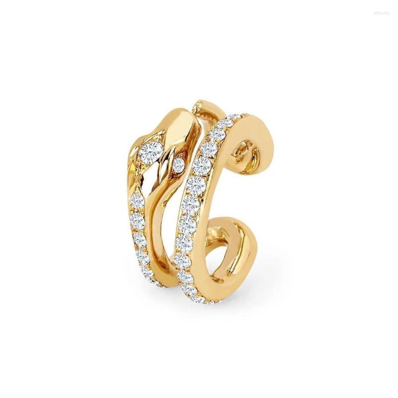 Backs Earrings Cubic Zirconia Earring Gold Color Clear Cz Snake Shaped Double Circle Ear Cuff Clip For Women
Backs Earrings Cubic Zirconia Earring Gold Color Clear Cz Snake Shaped Double Circle Ear Cuff Clip For Women