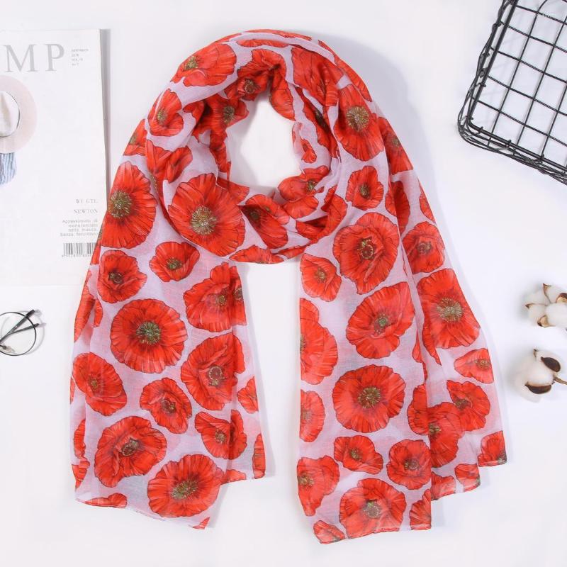 Scarves 2022 Fashion Poppy Print Shawls Women Long Soft Trendy Flower Scarf Wrap Hijab Muffler 3 Color
Scarves 2022 Fashion Poppy Print Shawls Women Long Soft Trendy Flower Scarf Wrap Hijab Muffler 3 Color