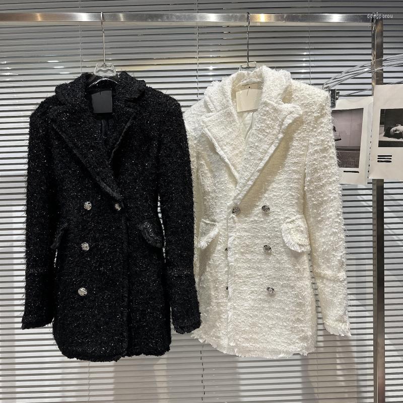 Women' Trench Coats Winter High-End Double-Breasted Tweed Padded Shoulder Quilted Coat Women' Elegant Fashion Long Sleeve Jacket, Black
Women' Trench Coats Winter High-End Double-Breasted Tweed Padded Shoulder Quilted Coat Women' Elegant Fashion Long Sleeve Jacket, Black