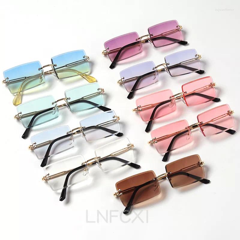 Sunglasses Color Rectangle Rimless Gradient Women Men Frameless Small Shades Fashion Sun Glasses For Male Retro Trending Pro
Sunglasses Color Rectangle Rimless Gradient Women Men Frameless Small Shades Fashion Sun Glasses For Male Retro Trending Pro