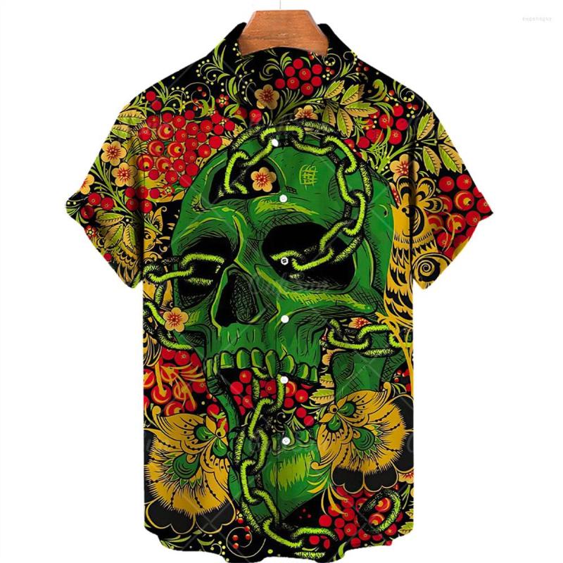 Men's Casual Shirts Summer Skull Men's Print Shirt Lightweight Breathable Quick Dry Short Sleeve Fashion Vantage Oversized 5xl High, Zm-3300
Men's Casual Shirts Summer Skull Men's Print Shirt Lightweight Breathable Quick Dry Short Sleeve Fashion Vantage Oversized 5xl High, Zm-3300