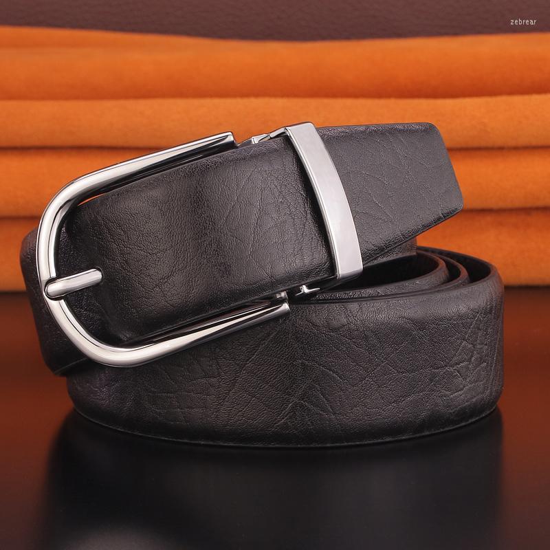 Belts High Quality Classic Pin Buckle Genuine Leather Belt Men Formal Designer Full Grain Cintos Masculinos, Black
Belts High Quality Classic Pin Buckle Genuine Leather Belt Men Formal Designer Full Grain Cintos Masculinos, Black