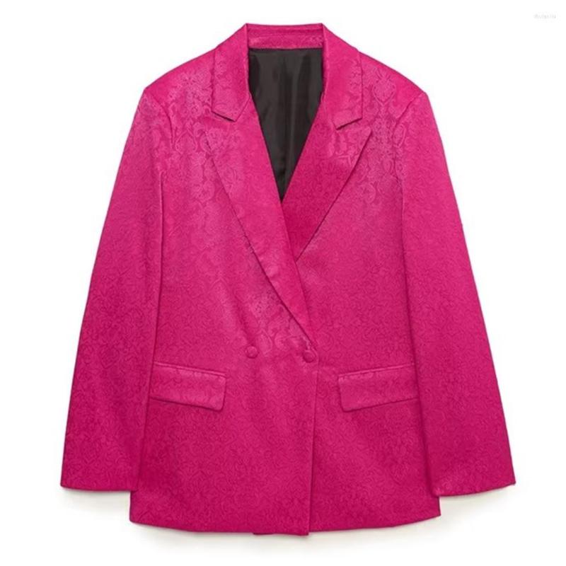 Women's Suits Maxdutti Vintage Jacquard Weave Satin Jacket Fashion Blazers Women, Rose red
Women's Suits Maxdutti Vintage Jacquard Weave Satin Jacket Fashion Blazers Women, Rose red