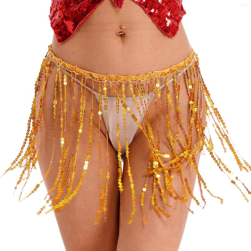 Stage Wear Womens Sparkling Sequin Belly DanceTassel Skirt Elastic Waistband Fringed Miniskirt For Dance Rave Party Performance, Yellow
Stage Wear Womens Sparkling Sequin Belly DanceTassel Skirt Elastic Waistband Fringed Miniskirt For Dance Rave Party Performance, Yellow