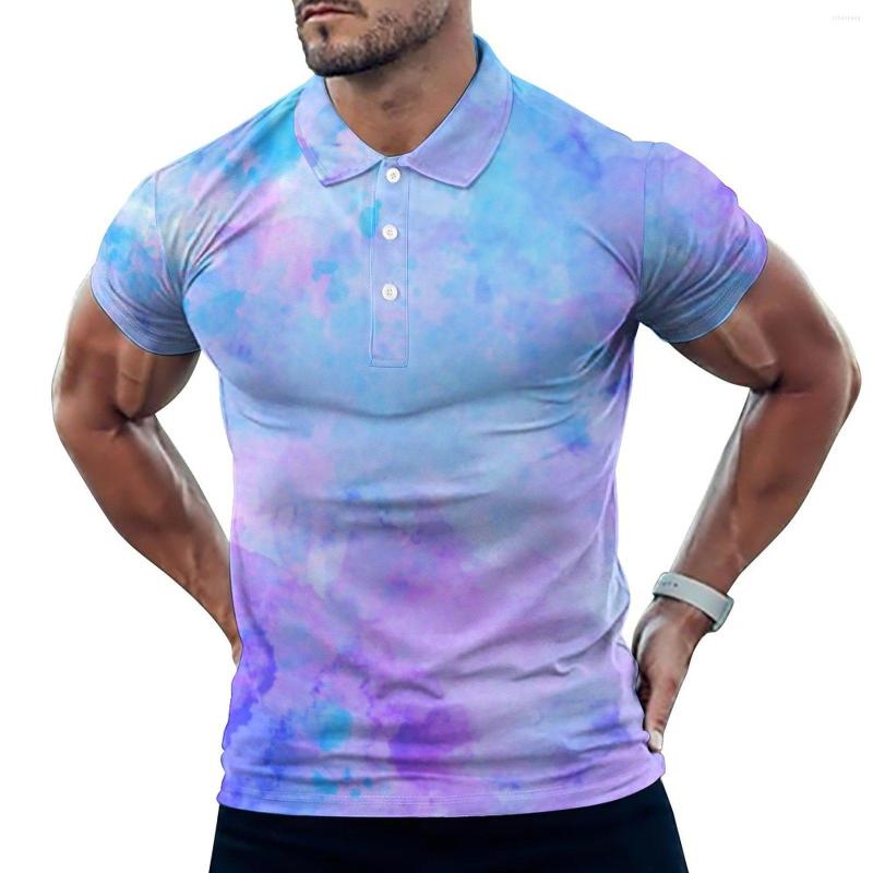 Men' Polos Watercolor Splash Polo Shirt Male Colorful Casual Summer Streetwear T-Shirts Short-Sleeve Pattern Oversized Tops, Style-13
Men' Polos Watercolor Splash Polo Shirt Male Colorful Casual Summer Streetwear T-Shirts Short-Sleeve Pattern Oversized Tops, Style-13