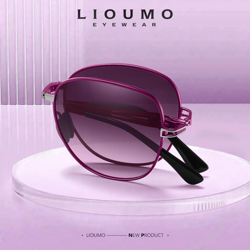 Sunglasses LIOUMO Upscale Folding Polarized Women Fashion Portable Anti-Glare Driving Glasses Men UV400 Gradient Zonnebril Heren
Sunglasses LIOUMO Upscale Folding Polarized Women Fashion Portable Anti-Glare Driving Glasses Men UV400 Gradient Zonnebril Heren
