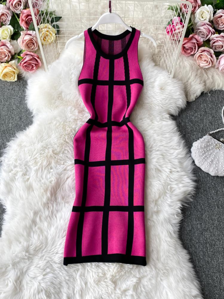 Casual Dresses Nomikuma Vestidos Elegantes Para Mujer Sleeveless Plaid Slim Bodycon Knitted Dress For Women Vintage Elegant Vestido Feminino, Yellow
Casual Dresses Nomikuma Vestidos Elegantes Para Mujer Sleeveless Plaid Slim Bodycon Knitted Dress For Women Vintage Elegant Vestido Feminino, Yellow