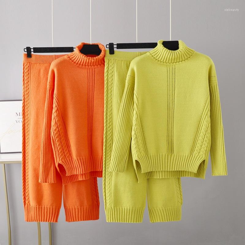 Women's Two Piece Pants Turtleneck Padded Knitted Sweater Casual Fashion Suit Women's Autumn And Winter Loose Wide-leg Two-piece Set, Black
Women's Two Piece Pants Turtleneck Padded Knitted Sweater Casual Fashion Suit Women's Autumn And Winter Loose Wide-leg Two-piece Set, Black