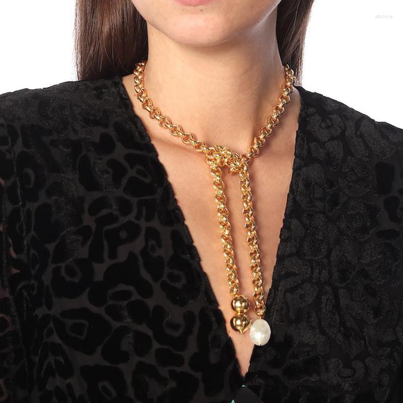 Choker 2022 Vintage Korean Elegant Women Female Jewelry Chunky Long Lariat TIMELESS PEARLY 24K GOLD-PLATED O CHAIN NECKLACE WITH PEARLS
Choker 2022 Vintage Korean Elegant Women Female Jewelry Chunky Long Lariat TIMELESS PEARLY 24K GOLD-PLATED O CHAIN NECKLACE WITH PEARLS