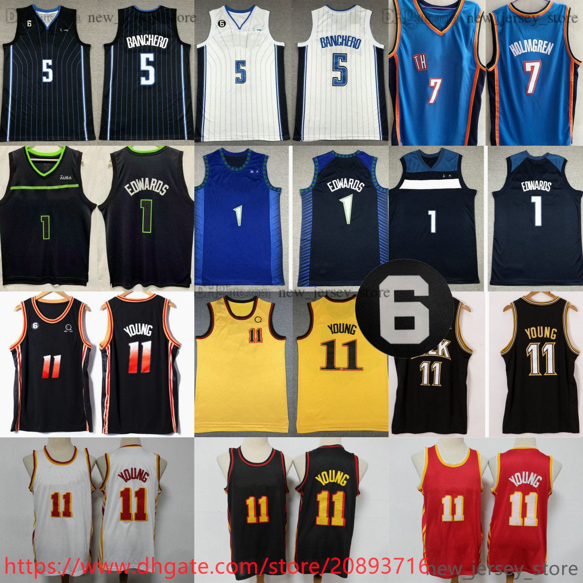 New 6 patch Basketball 5 Paolo Banchero Jerseys Stitched Man Women Kids 1 Anthony Edwards 7 Chet Holmgren Trae 11 Young Jersey White Black Blue Youth boys, Aspicture (with team name)
New 6 patch Basketball 5 Paolo Banchero Jerseys Stitched Man Women Kids 1 Anthony Edwards 7 Chet Holmgren Trae 11 Young Jersey White Black Blue Youth boys, Aspicture (with team name)