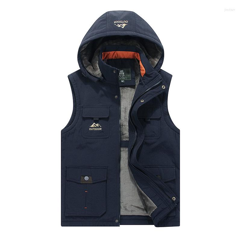 Men's Vests Autumn And Winter Men's Multi Pocket Casual Vest With Plush Thickened Fishing 608, Army green
Men's Vests Autumn And Winter Men's Multi Pocket Casual Vest With Plush Thickened Fishing 608, Army green