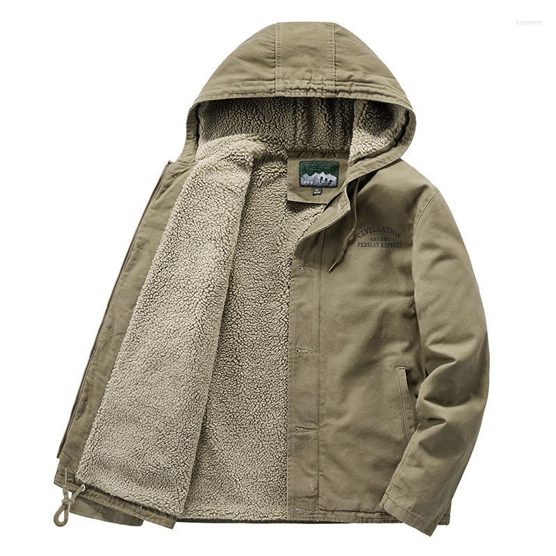 Men's Jackets Autumn Winter Hooded Fleece Jacket Men Casual Warm Coat Cotton Denim Windbreaker Loose Baggy Streetwear Clothing, Black
Men's Jackets Autumn Winter Hooded Fleece Jacket Men Casual Warm Coat Cotton Denim Windbreaker Loose Baggy Streetwear Clothing, Black