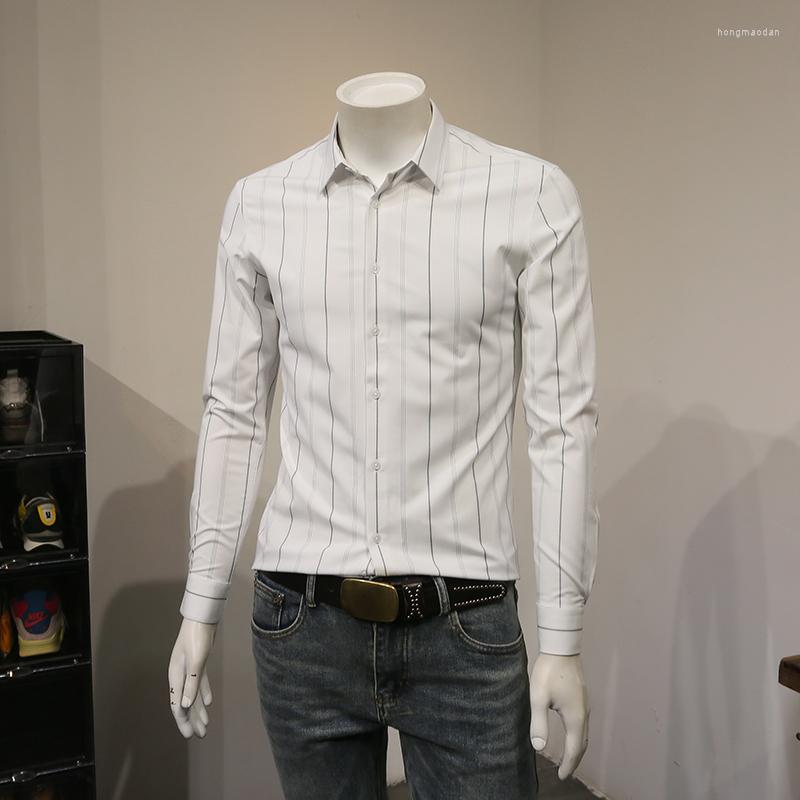 Men's Casual Shirts 2022 Spring Autumn High Quality Striped Men Shirt Long Sleeve Slim Fit Formal Men's Dress Business Male Social V29, Black
Men's Casual Shirts 2022 Spring Autumn High Quality Striped Men Shirt Long Sleeve Slim Fit Formal Men's Dress Business Male Social V29, Black