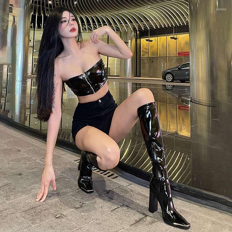 Boots Designer Women Shoes Patent Leather Woman High Heels Sexy Square Heel Modern Knee-High, 9cm
Boots Designer Women Shoes Patent Leather Woman High Heels Sexy Square Heel Modern Knee-High, 9cm