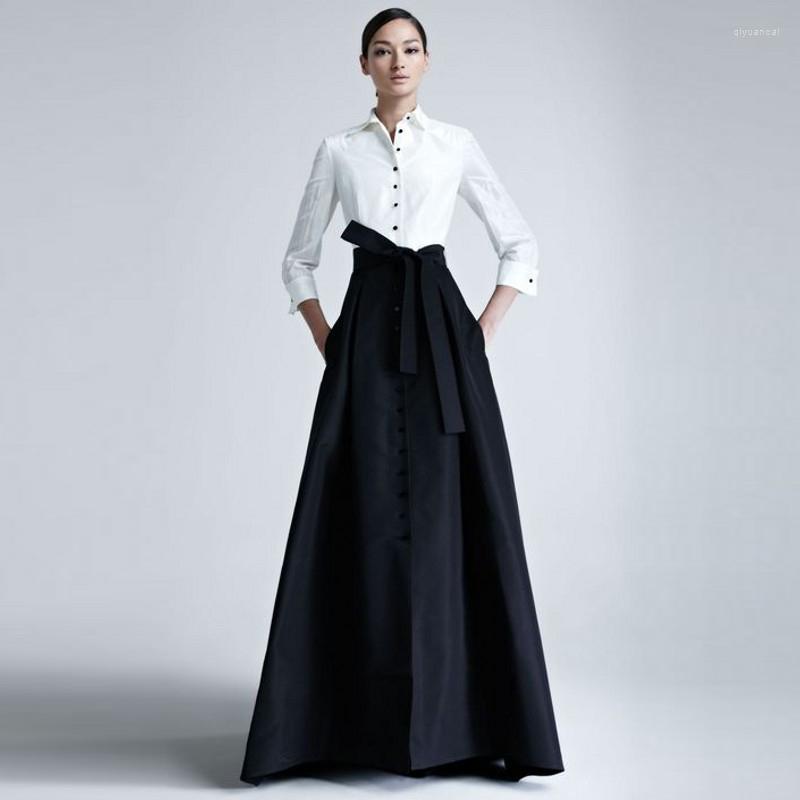 Skirts Autumn Winter Women Custom Made Empire Waistline A Line Floor Length Maxi Skirt Black Long With Pockets, Auburn
Skirts Autumn Winter Women Custom Made Empire Waistline A Line Floor Length Maxi Skirt Black Long With Pockets, Auburn