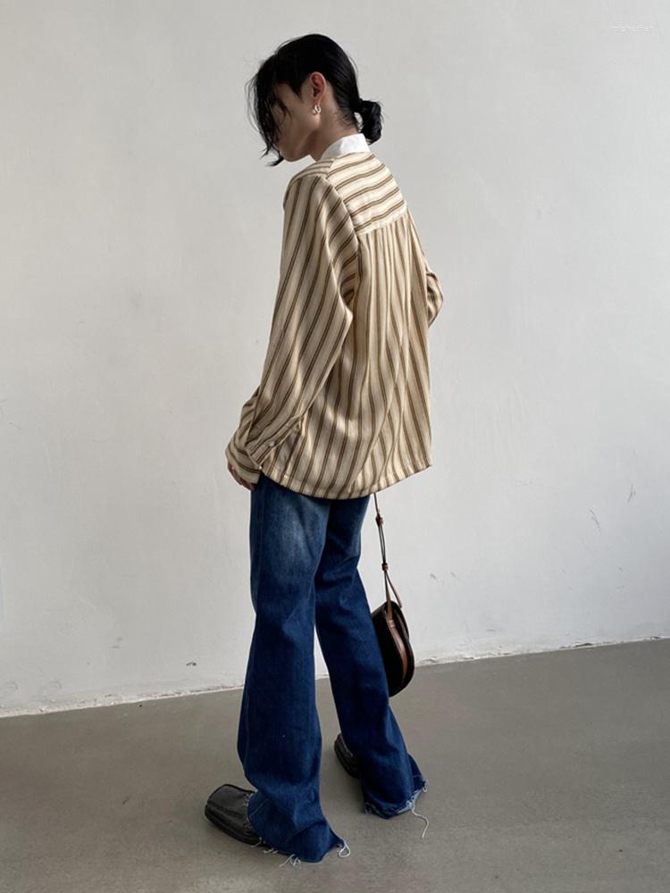 Men' Casual Shirts Shirt Long-sleeved Men' Korean Style Irregular Button Placket 2023 Fashionable Retro Striped Stand-up Collar Top, Khaki
Men' Casual Shirts Shirt Long-sleeved Men' Korean Style Irregular Button Placket 2023 Fashionable Retro Striped Stand-up Collar Top, Khaki