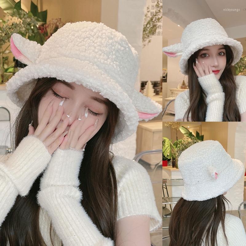 Berets Sweet Lolita Cute Sheep Ear Plush Fisherman Hat Women Girls Cosplay Lamb Wool Winter Warmer Headwear Decoration Dropship, White
Berets Sweet Lolita Cute Sheep Ear Plush Fisherman Hat Women Girls Cosplay Lamb Wool Winter Warmer Headwear Decoration Dropship, White