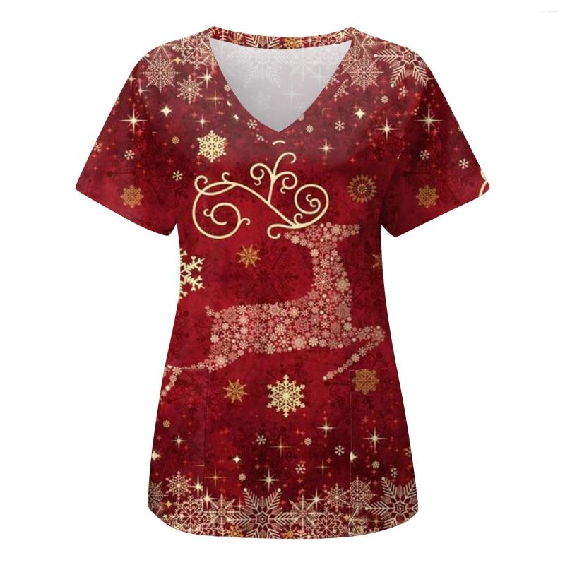 Women's T Shirts With Long Sleeves For Women Womens Christmas Print Short Sleeve Pocket V Neck Overalls Shirt Dry Tee, Beige
Women's T Shirts With Long Sleeves For Women Womens Christmas Print Short Sleeve Pocket V Neck Overalls Shirt Dry Tee, Beige