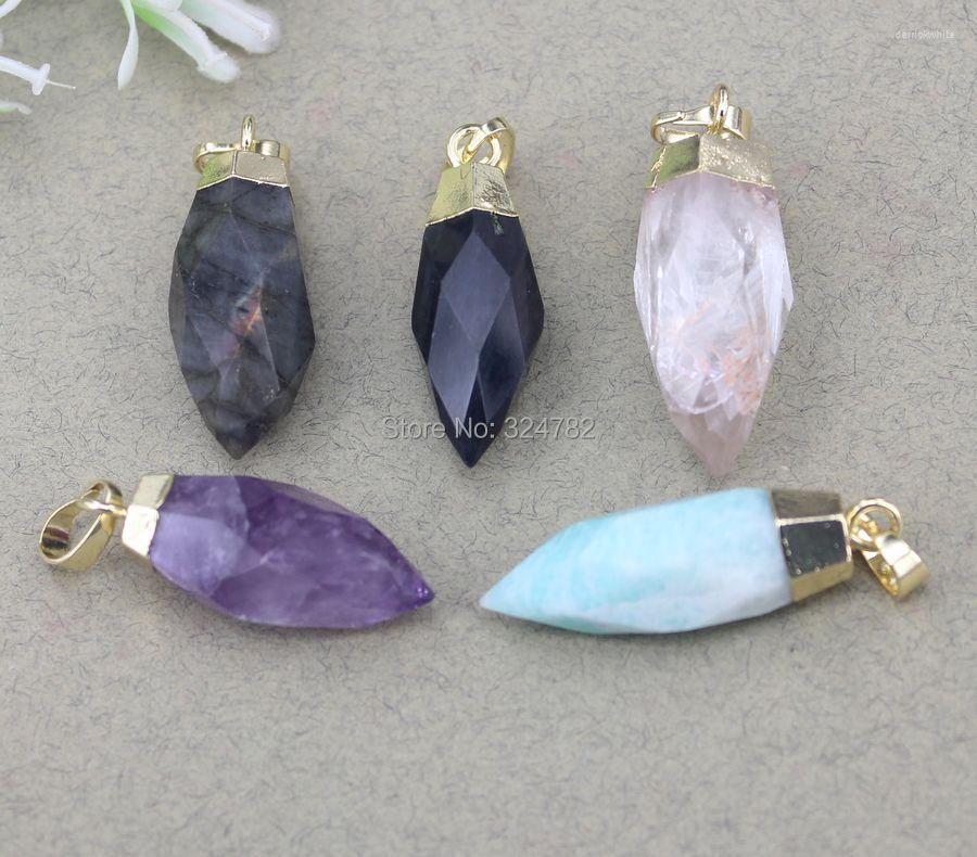 Pendant Necklaces 5pcs Natural Labradorite Quartz Amazon Pendants Beads Charm Gem Stone For Making Jewelry
Pendant Necklaces 5pcs Natural Labradorite Quartz Amazon Pendants Beads Charm Gem Stone For Making Jewelry