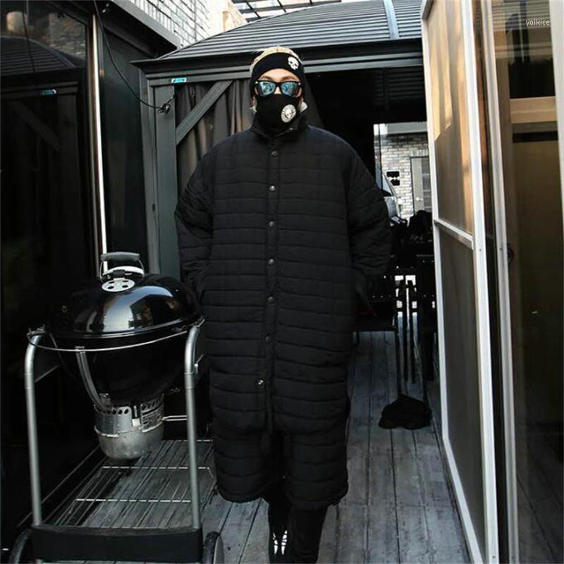 Men' Down Stand Collar Medium And Long Cotton Jacket Korean Version Autumn Winter Large Solid Check Loose, Black
Men' Down Stand Collar Medium And Long Cotton Jacket Korean Version Autumn Winter Large Solid Check Loose, Black