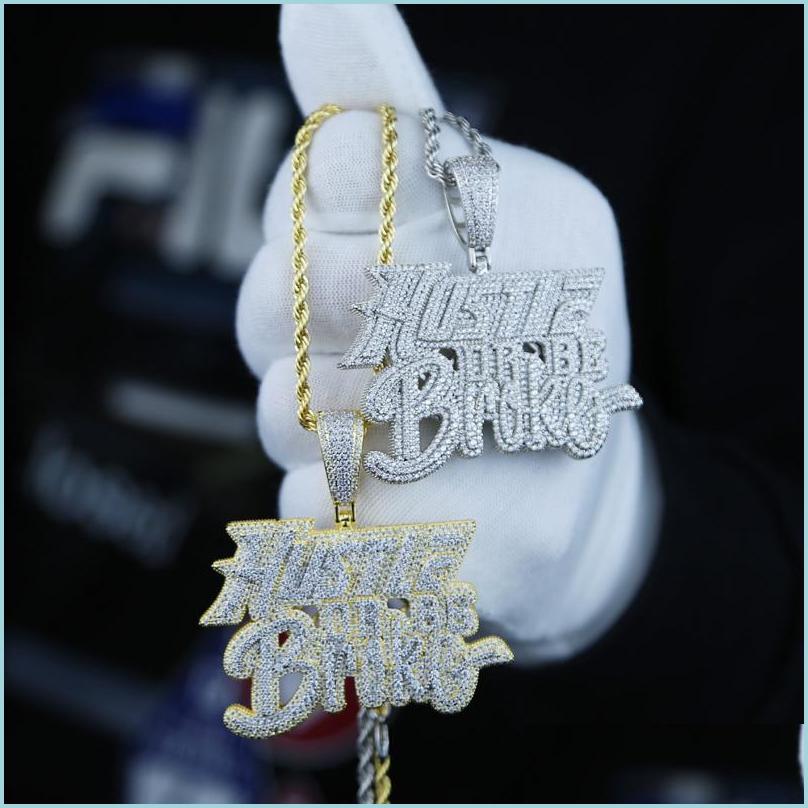 Pendant Necklaces Iced Out Bling Men Necklace Jewelry Micro Pave 5A Cz Gold Color Rock Punk Hip Hop Letter Hustle Or Be Broke Pendan Dh5St
Pendant Necklaces Iced Out Bling Men Necklace Jewelry Micro Pave 5A Cz Gold Color Rock Punk Hip Hop Letter Hustle Or Be Broke Pendan Dh5St