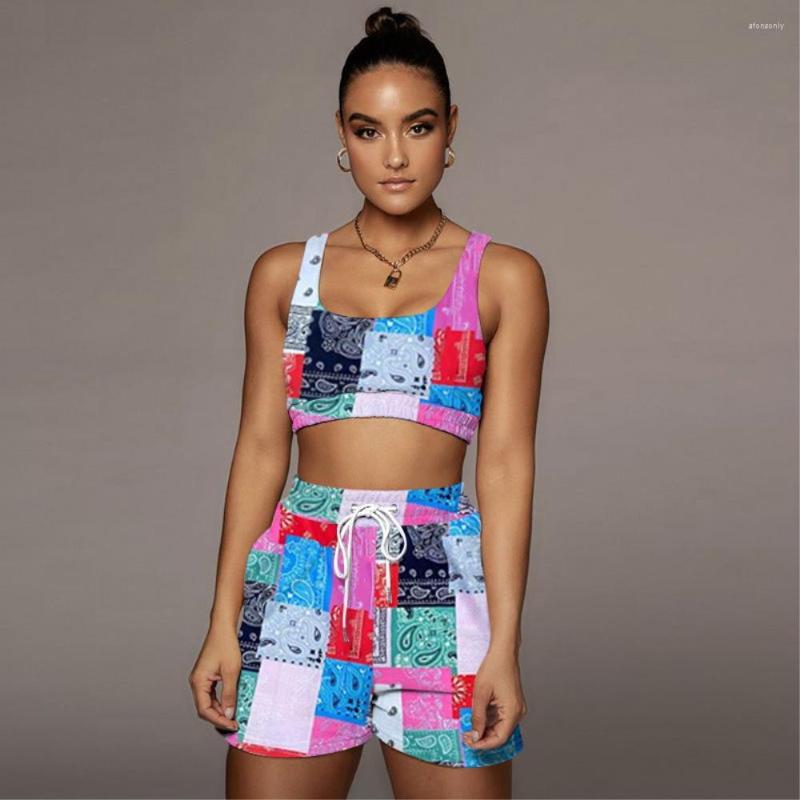 Women' Tracksuits Bohemian Printed Short Beachwear 2022 Summer Female' Casual Outfit Sleeveless Active Tank Crop Top Drawstring, Blue
Women' Tracksuits Bohemian Printed Short Beachwear 2022 Summer Female' Casual Outfit Sleeveless Active Tank Crop Top Drawstring, Blue