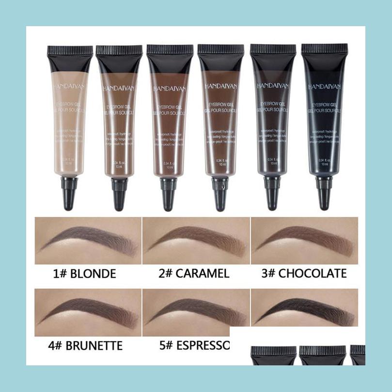 Eyebrow Enhancers Handaiyan Eyebrow Gel 10Ml Brunette Tint Cream Caramel Black Microblading Tattoo Pen Pomade Brow Enhancer Brush Ki Dh7Tq, 3# chocolate
Eyebrow Enhancers Handaiyan Eyebrow Gel 10Ml Brunette Tint Cream Caramel Black Microblading Tattoo Pen Pomade Brow Enhancer Brush Ki Dh7Tq, 3# chocolate