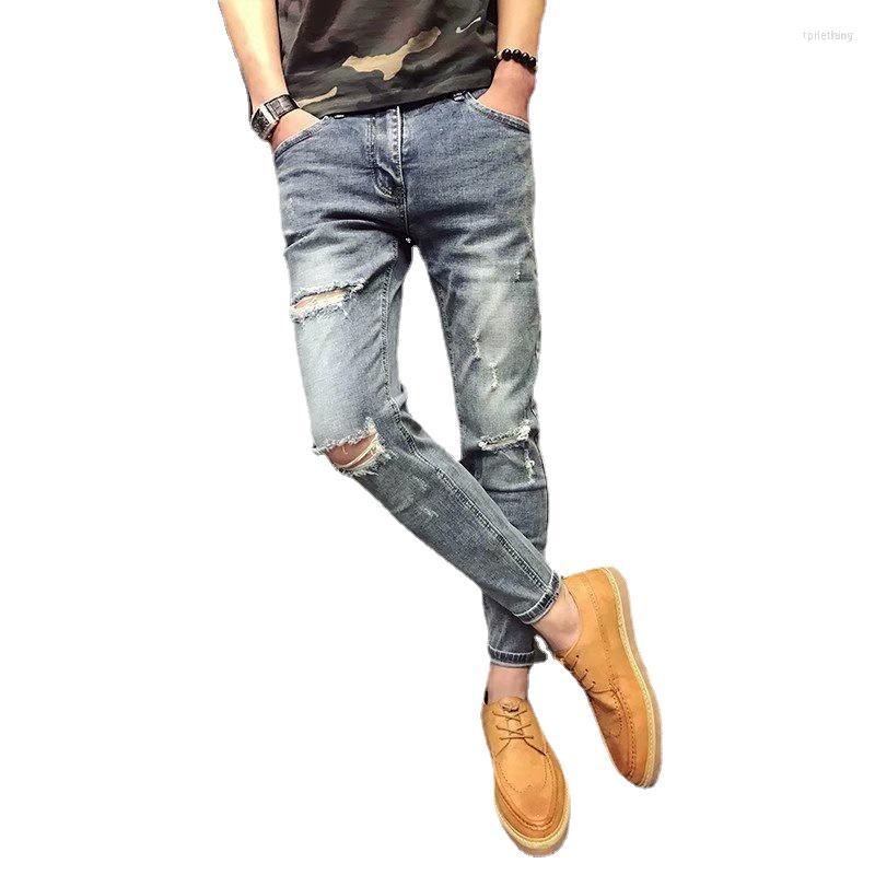 Men's Pants Men's Wholesale 2022 Denim Jeans Men's Fashion Brand Cropped Trousers Korean Hole-breaking Social Guy Teenagers Slim, Ksp603blue
Men's Pants Men's Wholesale 2022 Denim Jeans Men's Fashion Brand Cropped Trousers Korean Hole-breaking Social Guy Teenagers Slim, Ksp603blue
