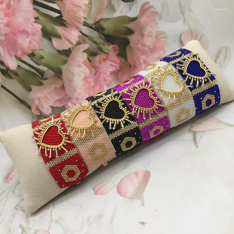 Strand BLUESTAR Femme MIYUKI Bracelet Love Heart Bracelets Handmade Crystal Pulseras Mujer Moda Chic Jewelry 2022
Strand BLUESTAR Femme MIYUKI Bracelet Love Heart Bracelets Handmade Crystal Pulseras Mujer Moda Chic Jewelry 2022